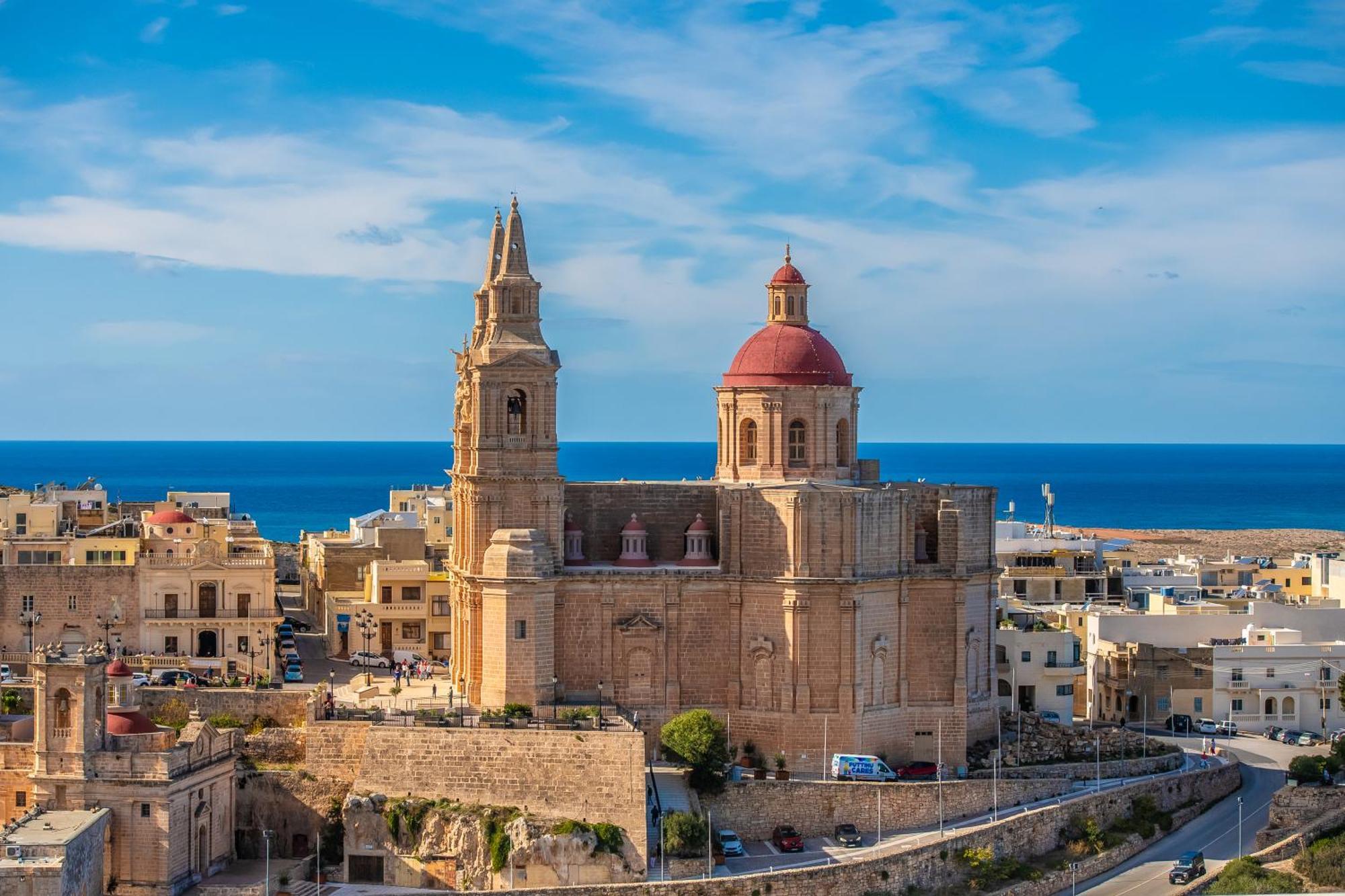 Clifftop Modern Apartment Mellieha Bagian luar foto